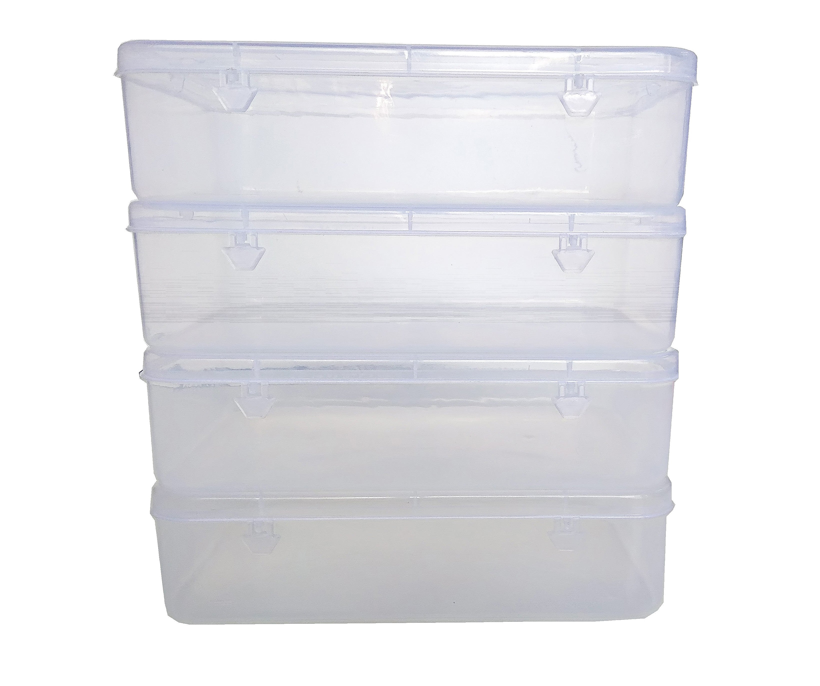 Clear Storage Boxes with Base Sheet (4 or 9 Litre, Completely Transparent)  from £20.95