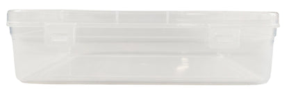 White Coloured Plastic Large Storage Box front view