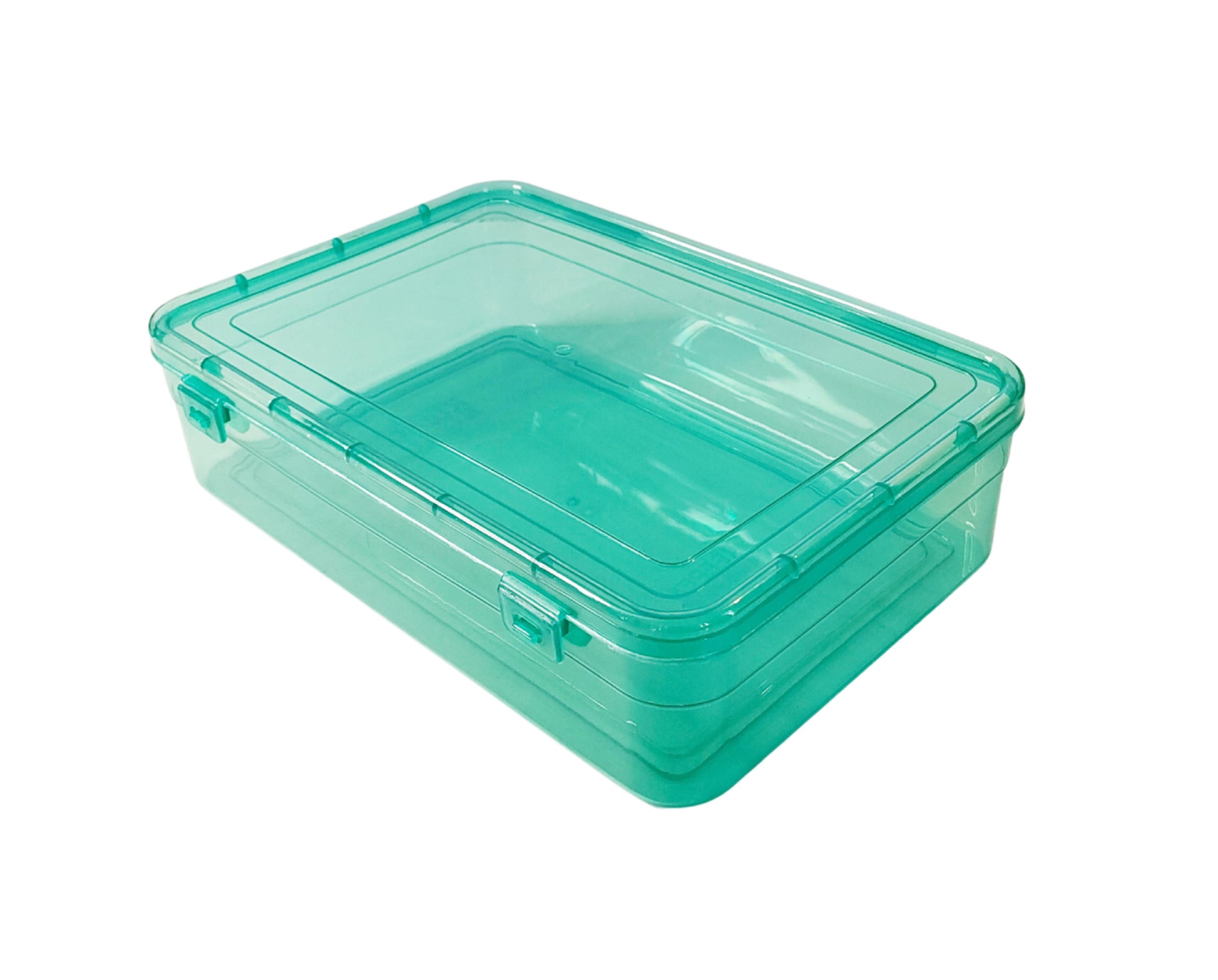 Feliz Purple Coloured Plastic Large Storage Boxes Size 11.5x7.5x2.75 inches  (Set of 4, Rectangular)