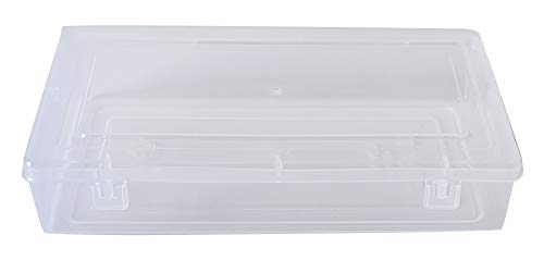 Clear Plastic Bright Small Storage Boxes Size 6.5x3.25x1.3 Inches (Set of 6)