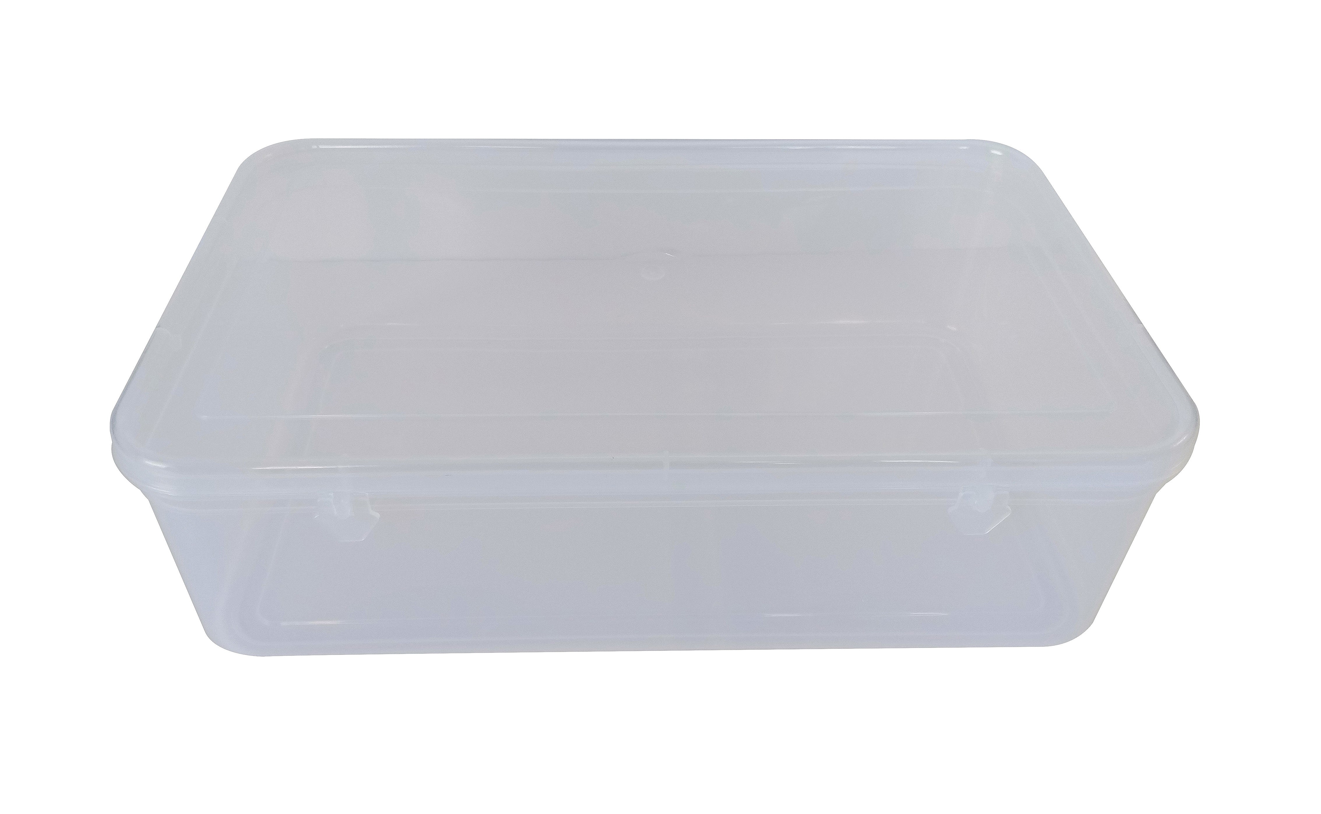 Plastic container clearance box