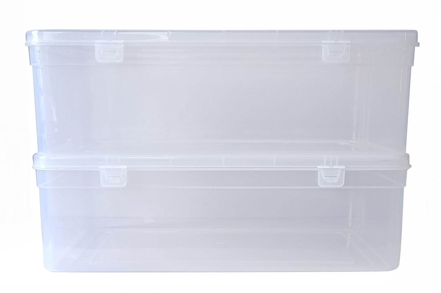 Clear Plastic Giant Storage Box set of 