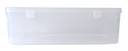 Clear Plastic Giant Storage Box front view