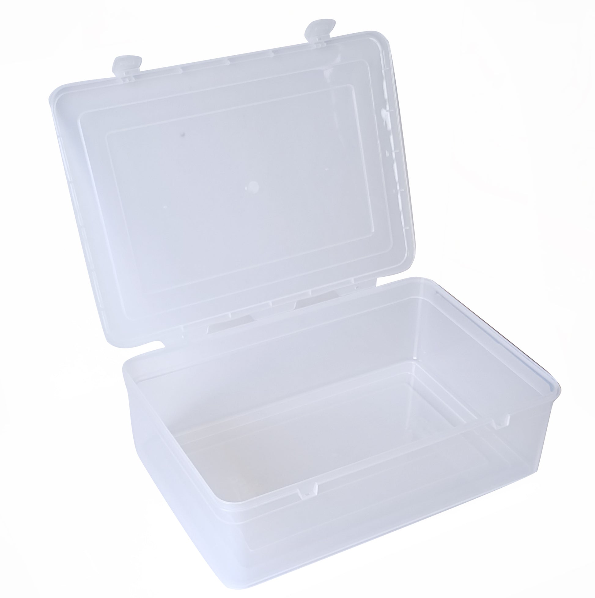 Clear Plastic Giant Storage Box open box