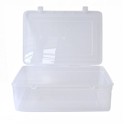 Clear Plastic Giant Storage Box open box