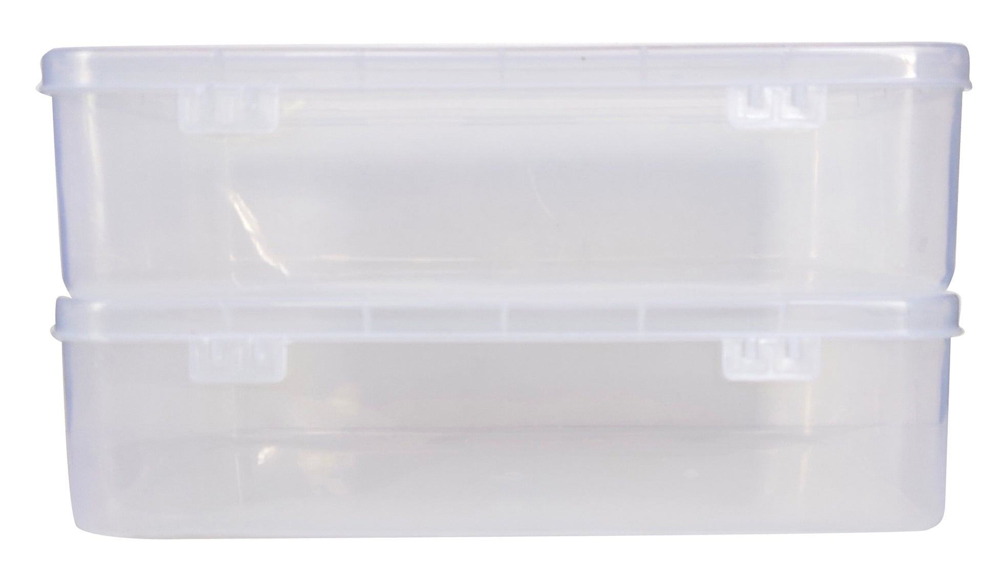 Clear Plastic Extra Large Storage Box set of 2