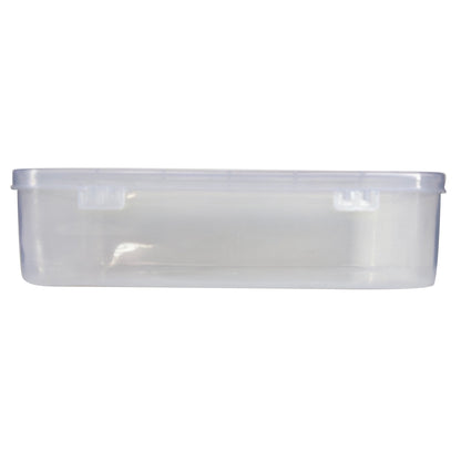 Clear Plastic Extra Large Storage Box front view