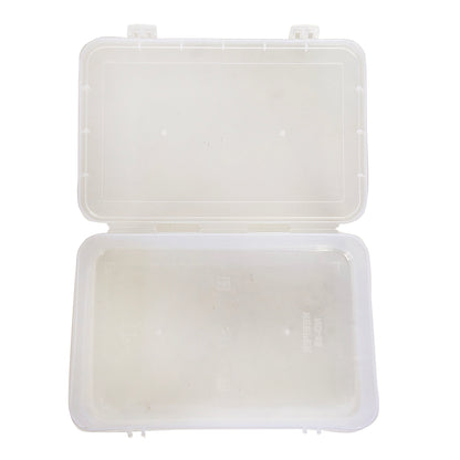 Clear Plastic Extra Large Storage Box open box